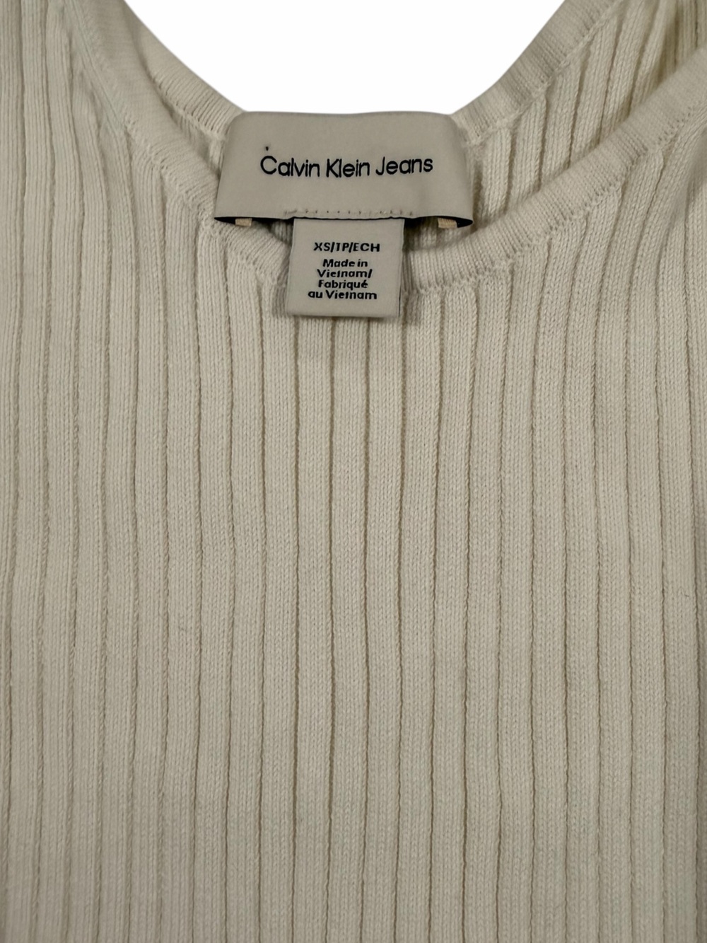 Calvin Klein  Ribbed Tank - Picture 3 of 4